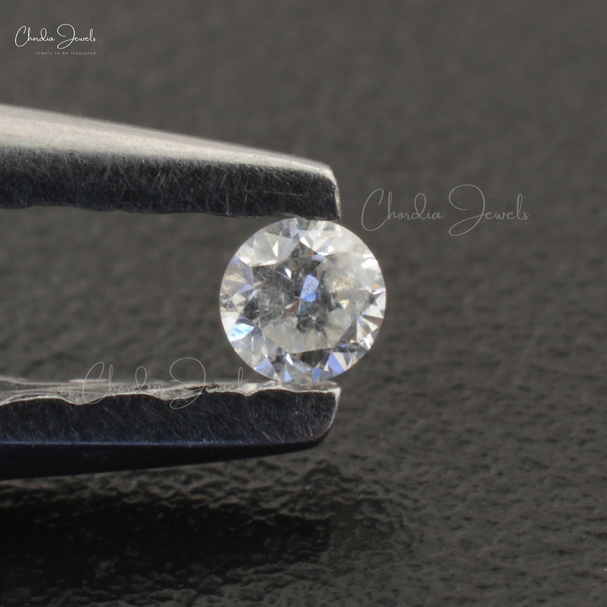 Star White Diamond 1.60 MM Round Brilliant Cut I1-I2 / G-H Precious Gemstone, 1 Piece