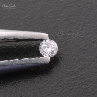 Star White Diamond 1.60 MM Round Brilliant Cut I1-I2 / G-H Precious Gemstone, 1 Piece