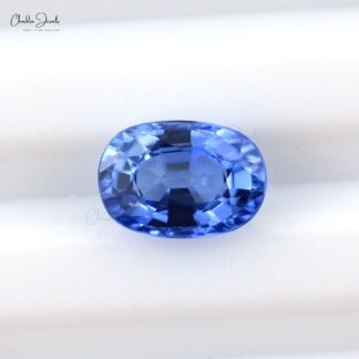 1.32 carat Super Fine Quality Blue Sapphire Oval Cut Gemstone for Making Necklaces, 1 Piece