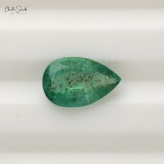 Pear Faceted Cut Emerald 1.20 Carat Loose Gemstone Supplier, 1 Piece
