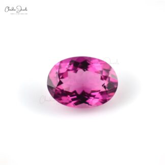AAA Pink Tourmaline 1.36 Carat Natural Oval Cut Gemstone for Making Rings, 1 Piece