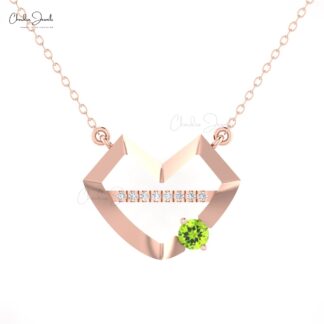 Dainty Diamond Lips Necklace In Solid 14k Gold Periodt 4mm Gemstone Hubb Chain Necklace