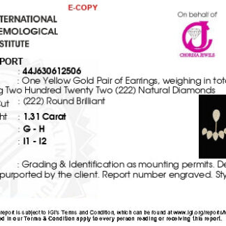 Real 14k Yellow Gold Cuff Earring With 1.3 Ct Diamond Cluster Detachable Verified Earrings