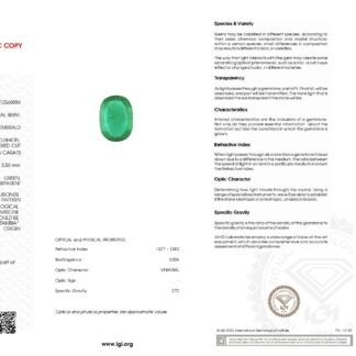 13.70×10.80×5.50 mm Natural Emerald Cushion Cut Faceted Fine Gemstone for Earrings, 1 Piece