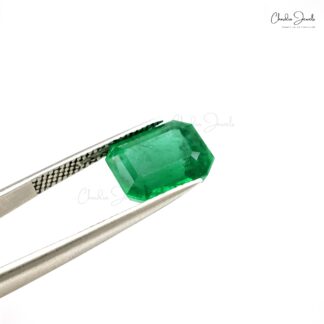 High-Quality Emerald Octagon Cut Gemstone for Jewelry ? Chordia Jewels