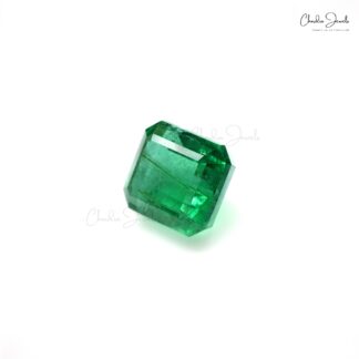 12.80×11.50×8.50 mm Natural Square Octagon Cut Emerald Gemstone at Discount Price, 1 Piece