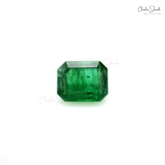 AAA Grade 2.53 Carat Emerald Octagon Cut Top Quality Loose Gemstone for Jewelry, 1 Piece