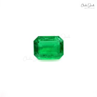 Genuine AAA Quality Emerald Octagon Cut 5.09 Carats Precious Gemstone, 1 Piece