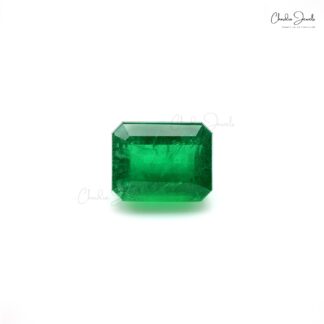 Top Quality Natural Emerald 5.97 Carat Octagon Excellent Cut Loose Gemstone, 1 Piece