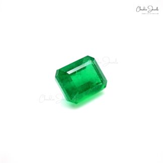 Top Quality Natural Emerald 5.97 Carat Octagon Excellent Cut Loose Gemstone, 1 Piece