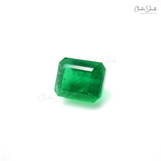 Top Quality Natural Emerald 5.97 Carat Octagon Excellent Cut Loose Gemstone, 1 Piece