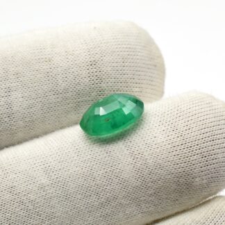 Natural 3.10 Carat AAA Zambian Emerald Oval Cut Gemstone at Discount Price, 1 Piece