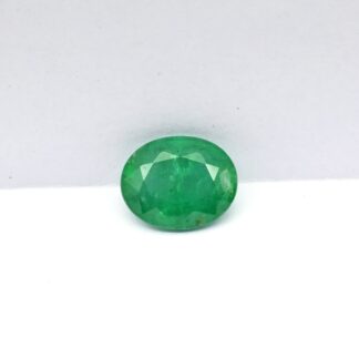 Natural 3.10 Carat AAA Zambian Emerald Oval Cut Gemstone at Discount Price, 1 Piece