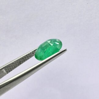 Natural 3.10 Carat AAA Zambian Emerald Oval Cut Gemstone at Discount Price, 1 Piece