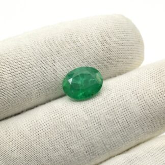 Natural 3.10 Carat AAA Zambian Emerald Oval Cut Gemstone at Discount Price, 1 Piece