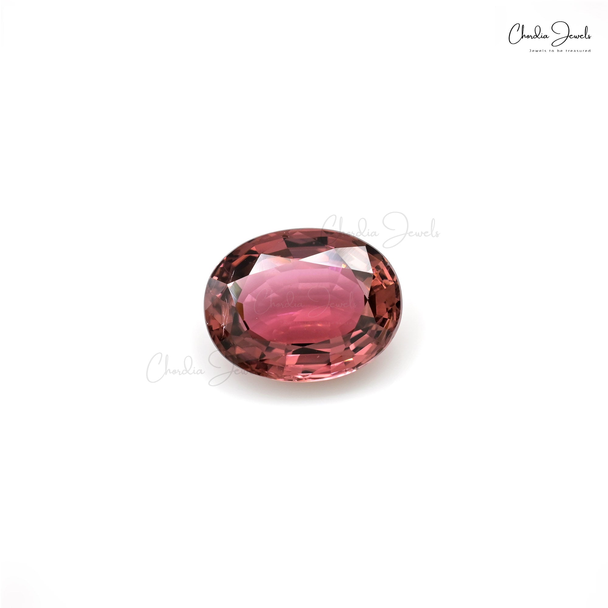 19×8 MM Natural Oval Cut Pink Tourmaline Gemstone for Necklace, 1 Piece