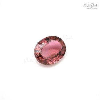 19×8 MM Natural Oval Cut Pink Tourmaline Gemstone for Necklace, 1 Piece