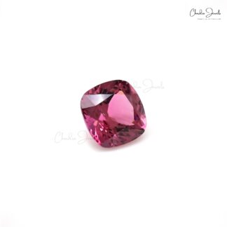5.55 Ct Natural Tourmaline Cushion Cut Loose Gemstone for Earrings, 1 Piece