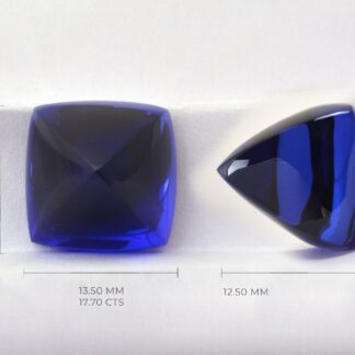 High Quality 17.69 Ct Blue Tanzanite Sugarloaf Loose Gemstone for Jewelry, 1 Piece