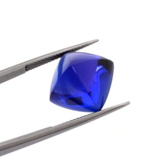 High Quality 17.69 Ct Blue Tanzanite Sugarloaf Loose Gemstone for Jewelry, 1 Piece