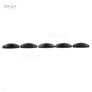 Semi Precious Black Spinel 10.56 Ct Marquise Cut Gemstones Lot for Gold Silver Jewelry