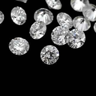 High Quality 2.30 – 2.60mm Melee Diamond SI Clarity Round Cut Loose Stone For Jewelry, 1 Piece