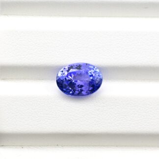 Certified Oval Tanzanite 10.78mm x 8mm Semi Loose Gemstone For Sale, 1 Piece