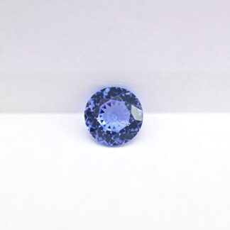 Natural Loose Gemstone Real Tanzanite 1.94 Ct Round Cut Faceted Stone for Jewelry
