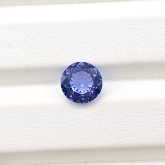 Natural Loose Gemstone Real Tanzanite 1.94 Ct Round Cut Faceted Stone for Jewelry