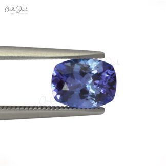 Cushion Cut 1.83 Ct Tanzanite Semi Precious Loose Gemstone For Sale, 1 Piece