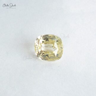 Natural Yellow Sapphire 2.36 Ct Oval Cut Loose Gemstone for Making Ring, 1 Piece
