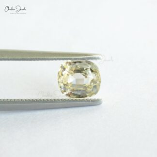 Natural Yellow Sapphire 2.36 Ct Oval Cut Loose Gemstone for Making Ring, 1 Piece
